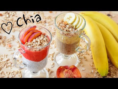 ЧИА пудинг  ПОЛЕЗНЫЕ рецепты  Два вкуса  Chia pudding