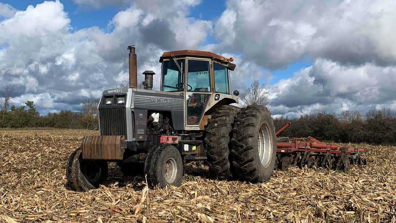 Discing Corn Stalks 2021- White 2-155