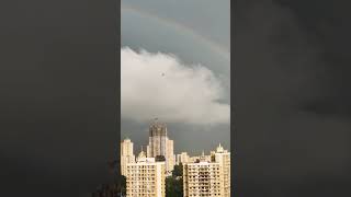 #shorts #youtubeshorts #rainbow #balcony #balconyview #feelinglucky Rainbow  from my balcony