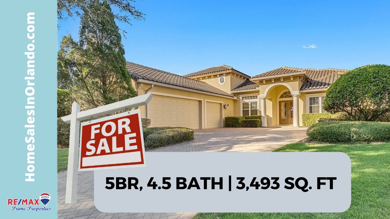 Tuscany Ridge Windermere, FL 5br 4.5 bath 689k Real Estate in