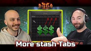 Extra Shared Stash Tabs, Free or Pay? - Sweet Phil and Barricade