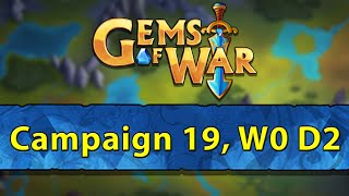 ⚔️ Gems of War, Campaign 19 Week 0 Day 2 | New Emotes Roughs and Dark Pits Faction ⚔️