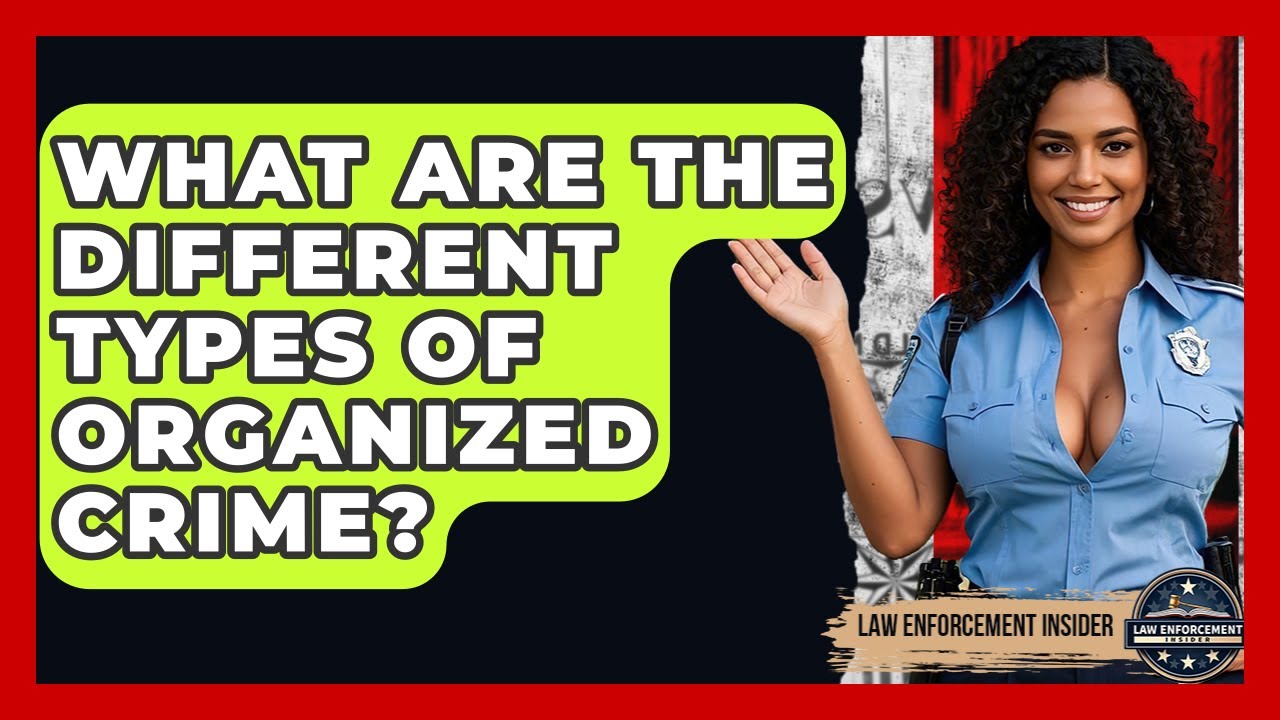 What Are The Different Types Of Organized Crime? - Law Enforcement Insider