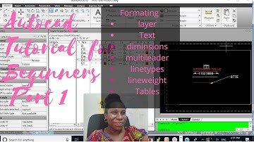 Autocad Tutorials For Beginners Part 1