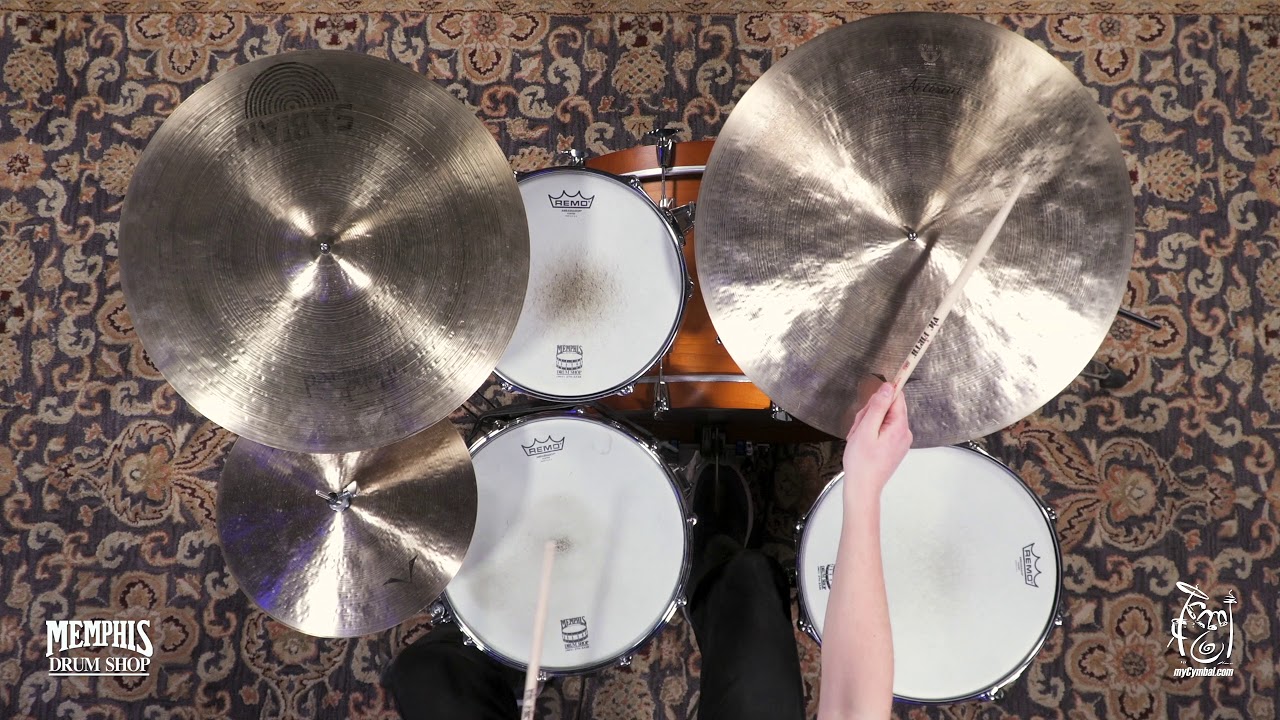 Used Sabian 22 Artisan Medium Ride Cymbal 3136g Ua2212 v Youtube