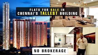 #1019 Luxury Apartment in Chennai's Tallest building | Perambur | மிக உயரமான கட்டிடத்தில் அழகான வீடு