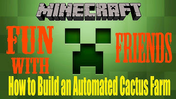 FWF - How to Build an Automated Cactus Farm in Tekkit Minecraft / FTB