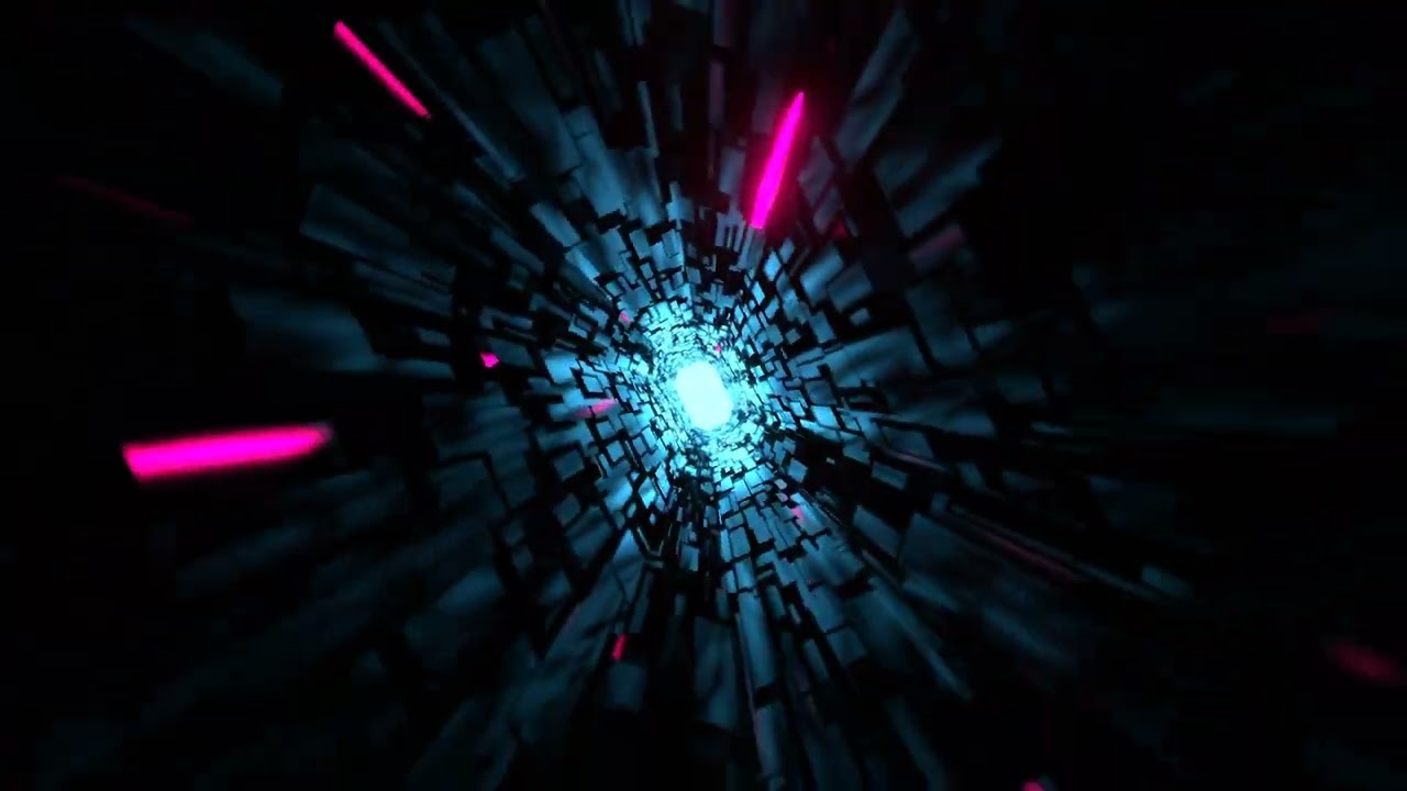 Abstract Party Tunnel Loop Vj Loop Background Video | No Copyright Motion Loop Background Video