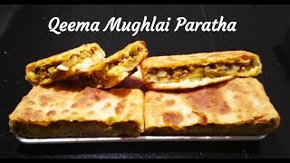 Qeema Mughlai paratha / How to make Keema Mughlai Paratha recipe by Syreen's kitchen