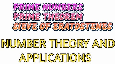 prime numbers in number theory telugu || prime theorem in nta || sieve of erantostenes in nta ||