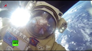 Stunning GoPro: Russian Cosmonaut duo perform 5 hour spacewalk outside ISS