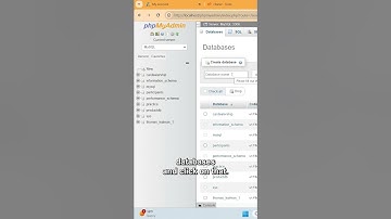 Secrets to Creating Databases in phpMyAdmin on Localhost | Database & SQL Tutorial