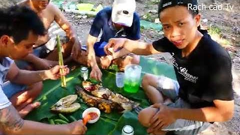 #RachcautvLần đầu làm Cá tra nướng mọi ốp bẹ chuối ,ngon tuyệt vời p2! Delicious grilled banana fish