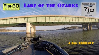 The A-Rig Gets the Bites in the True Impact Outdoors Bass Tournament on Lake of the Ozarks 1-29-2023