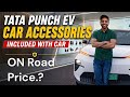 Tata Punch Ev Accessories With Car Charger & Spare Wheel Indepth Review 🔥🔥🔥🔥