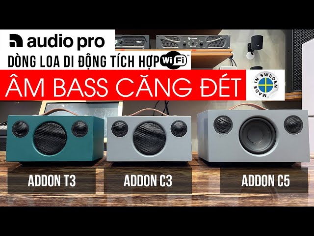 Đánh giá & Cảm nhận: Loa di động AudioPro ADDON C3 C5 T3 HOT nhất hiện nay ! Nghe là mê