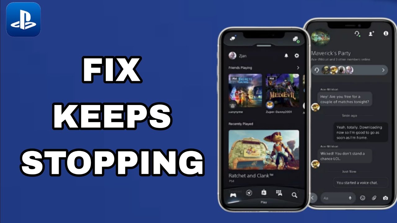 How To Fix And Solve Keeps Stopping On PlayStation App | Final Solution ...