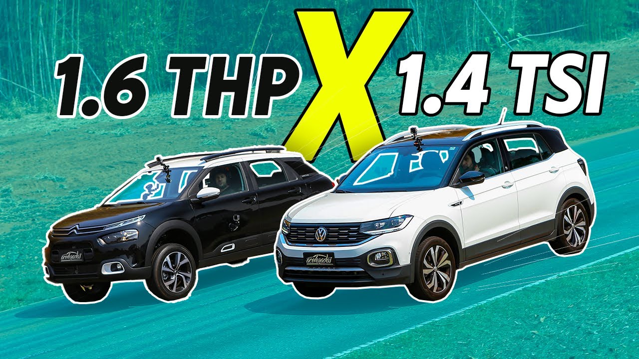 CITROËN C4 CACTUS 1.6 BENGA VW T-CROSS 1.4? Duelo THP x TSI no Arrancadão #56
