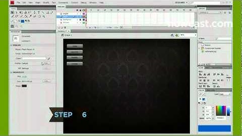 How To Create an Adobe Flash Web Site.avi