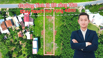 Bán đất| Lô đất mặt tiền Tỉnh lộ 8B xã Khánh Nam - Huyện Khánh Vĩnh. Phù hợp tách 3 lô. Giá đầu tư.