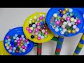 Marble Track Colorful Ball ☆ 彡 Healing Video