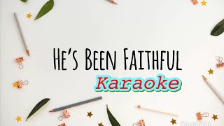 He’s Been Faithful (Damaris Carbaugh): Karaoke/Minus-one/Accompaniment chords