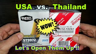 Supertech Cartridge Oil Filter ST9972 vs. Toyota 04152-YZZA1 Cartridge Oil Filter Comparison