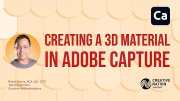 Creating a 3D Material in Adobe Capture
