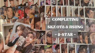 COMPLETING OT8 STRAY KIDS 5-STAR // 40+ Jisung POBs