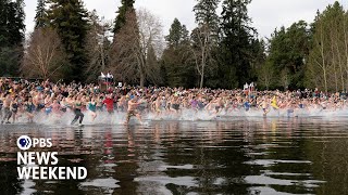 As Winter Swimming Gains Popularity, The Benefits And Risks Of Taking An Icy Plunge