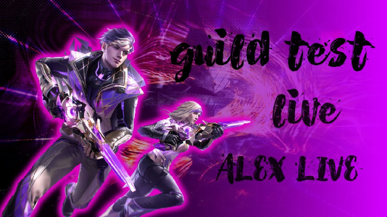 Live Guild Test @alex Live😍 Excited stream | Playing Squad | Streaming ...