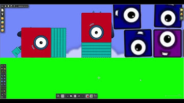 My Favorite Numberblocks Battle 5 in Algodoo (No Sound)