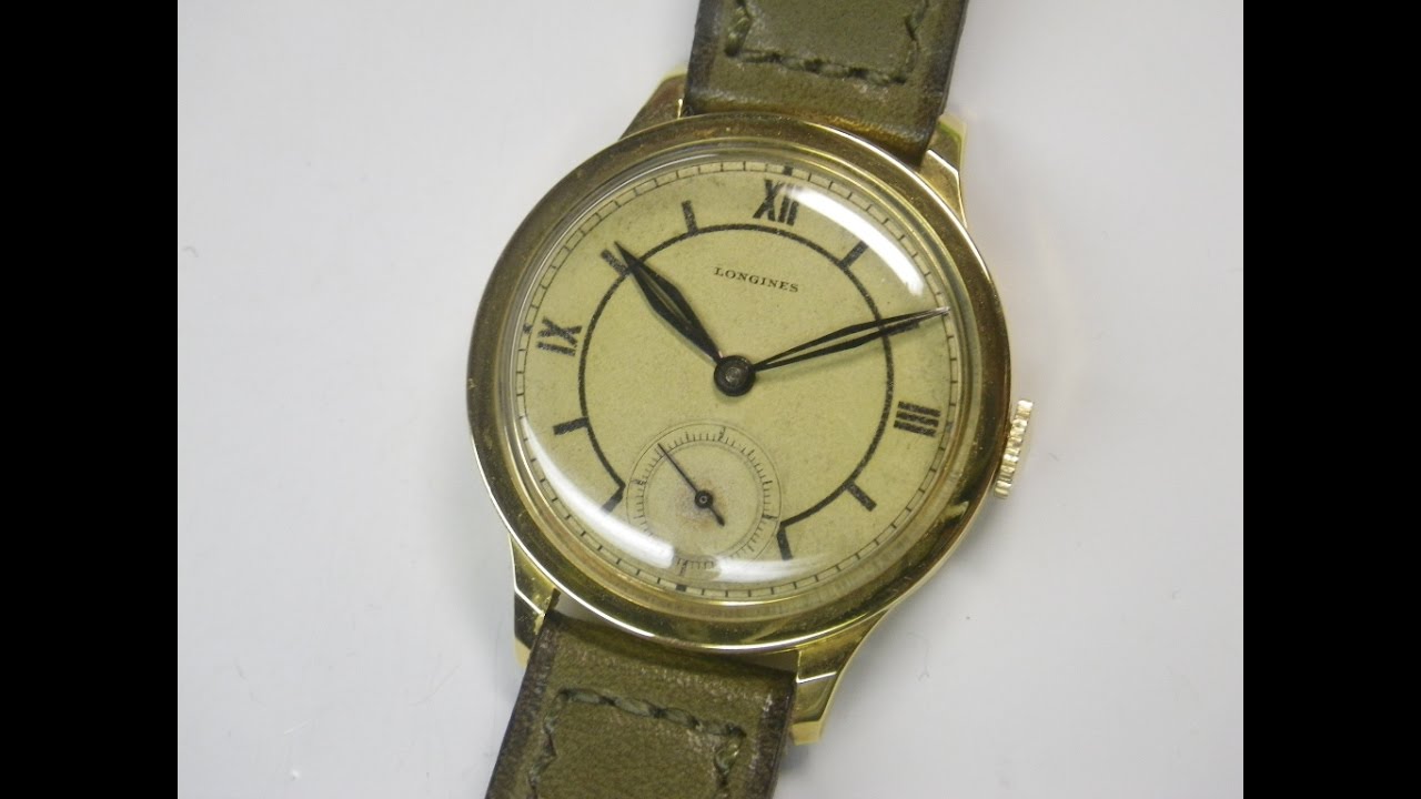 ☆LONGINES K18 Art Deco Cal.13.82 Quick Repair Guide ロンジン アールデコ 分解動画 -  YouTube