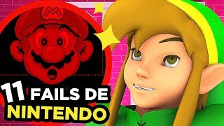 11 PIRES FAILS de NINTENDO