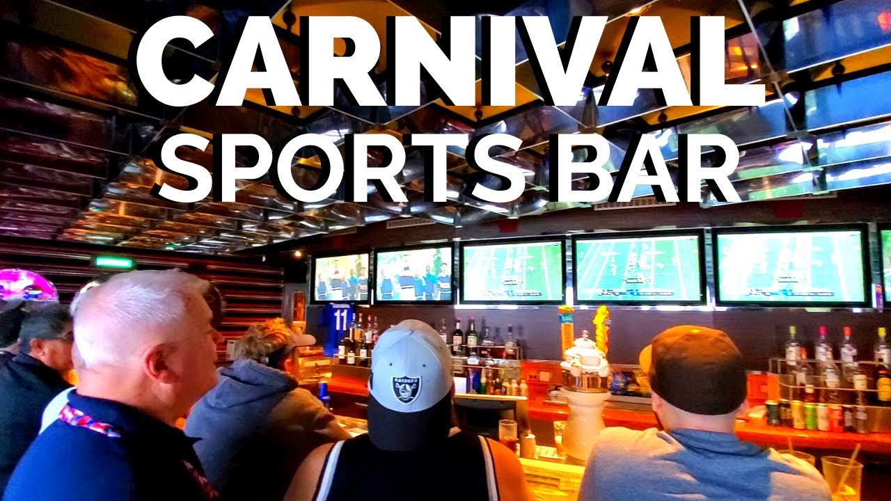Carnival Splendor Sports Bar - Cruise Ship Bars