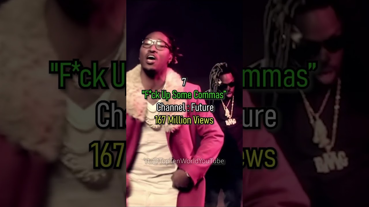 Top 10 Most Popular Future Songs on YouTube 