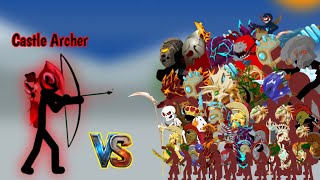 Use castle archers to fight all stickmen from weakest to strongest 1vs1🔥 | Stick War Legacy screenshot 5