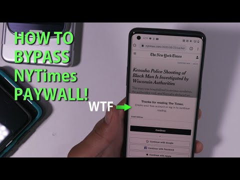 How to Bypass NYTimes/Forbes/WashingPost Subscription Paywall!