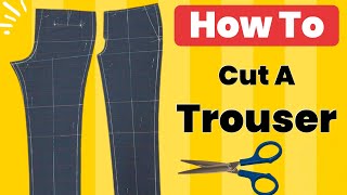 How to properly cut a trouser