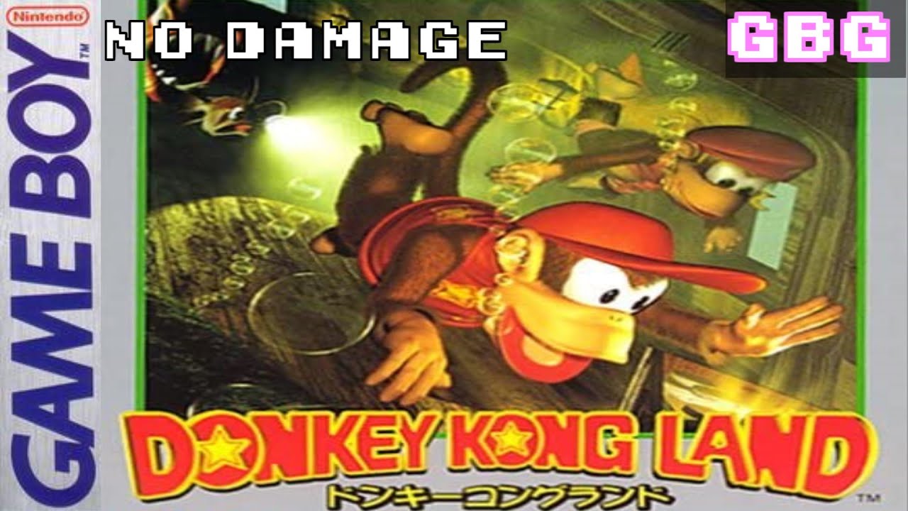 [GB] ドンキーコングランド 100％クリア [No Damage] [作業用BGM]