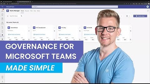 Teams Governance Made Simple - Quick Overview of Teams Manager for Microsoft Teams