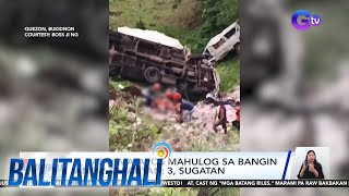 2, patay matapos mahulog sa bangin ang 2 sasakyan; 3, sugatan | Balitanghali