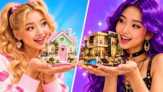 How to Build a Luxury Tiny House Out of Cardboard! 📦✨ Alt vs Soft DIY House by 123 GO! GOLD screenshot 5