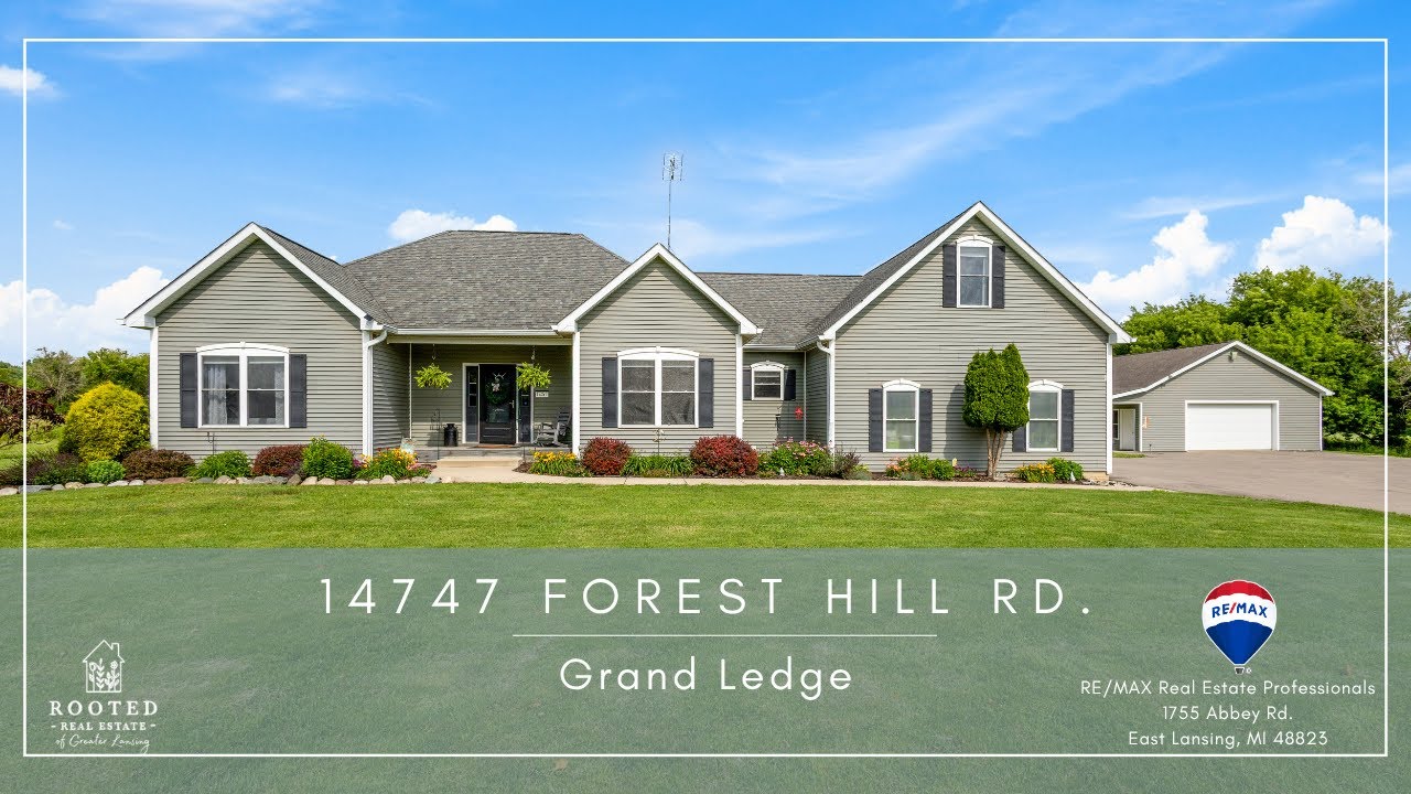 Luxury 5-Bedroom Home on 2.6 Acres in Grand Ledge | 14747 Forest Hill Rd