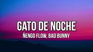 Ñengo Flow, Bad Bunny - Gato de Noche (Letra_Lyrics