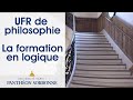 La formation en logique à l'UFR de philosophie. Université Paris 1 Panthéon-Sorbonne