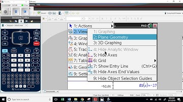 Nspire, Graph Equation to Find Domain, Range