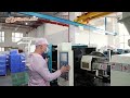 Factory injection molding machine one touch magnetic holders production process