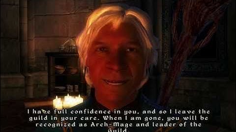 Oblivion - Arch-Mage Traven fails at commiting suicide