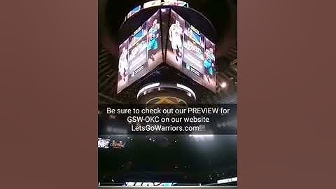 Golden State Warriors (35-6) pregame routines vs OKC including Stephen Curry logo/tunnel shots